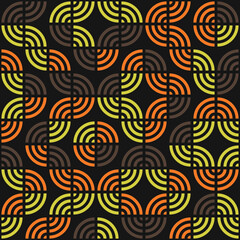 Abstract Geometric Pattern generative computational art illustration