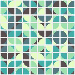 Abstract Geometric Pattern generative computational art illustration