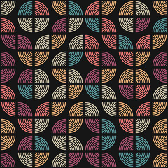 Abstract Geometric Pattern generative computational art illustration
