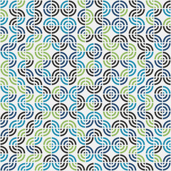 Abstract Geometric Pattern generative computational art illustration