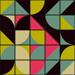 Obraz premium Abstract Geometric Pattern generative computational art illustration