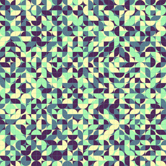 Abstract Geometric Pattern generative computational art illustration