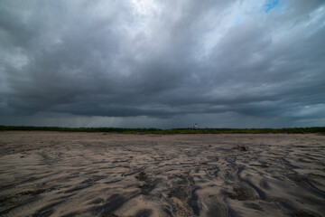 clouds over the sea