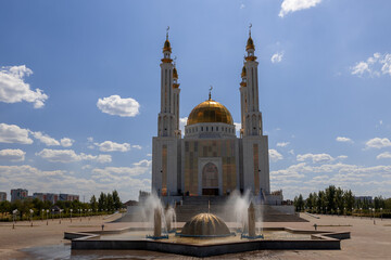 Nur Gasyr Regional Mosque in Aktobe, Kazakhstan.