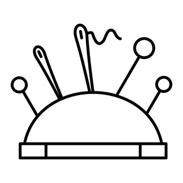 recommend clip art: Vector Pincushion  Outline Icon Design