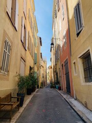 Fototapeta na wymiar Milano, Europe, Marseille, Nice, Street, Blue Sky