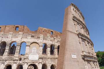 Colosseum also known as the Flavian Amphitheatre, Unesco World Heritage List, Rome, Italy