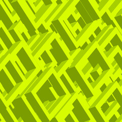 abstract background with overlapping yellow irregular squares