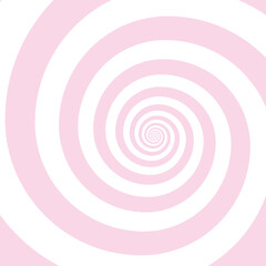 Artistic spiral shape. Vector drawing