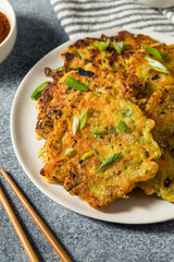 Homemade Korean Vegetable Pancakes