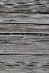 Dark Grey Old Wood Planks. Wooden texture on old buildings