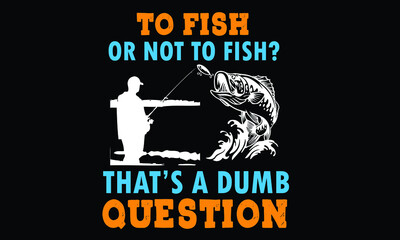 New Fishing T-shirt Design Template
