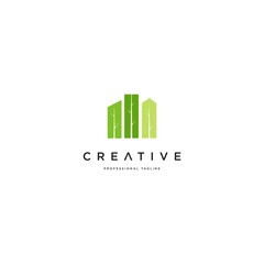 Tree Town Icon Logo Design Element