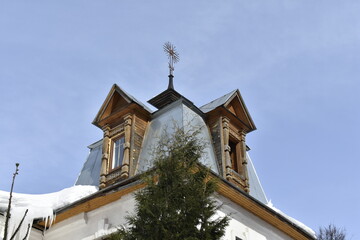 the beautiful old Catholic church