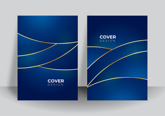 Brochure template layout, Blue cover design, business annual report, flyer, magazine. Collection of blue digital contemporary covers, templates, posters, placards, brochures, banners, flyers and etc. 