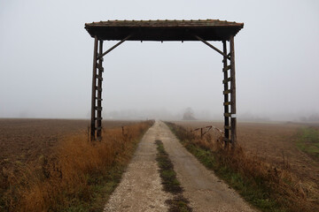 Gate in the field 