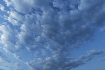 Beautiful starry sky with long exposure clouds at the sunrise. Night sky, astronomical background.