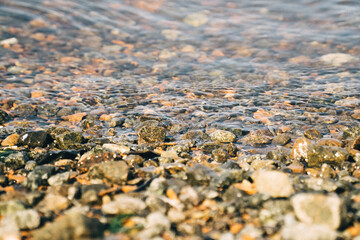water and rocks