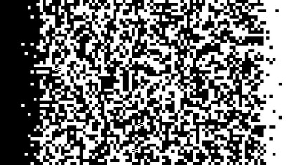 Fototapeta premium The pixels are scattered, dissolve. Pixel gradient Speed seamless pattern. Black and white abstract vector background. Vector monochrome style. Abstract random squares, background.