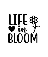 bloom svg, flower svg, SVG cutting file, DXF, PNG, cricut, die cut, silhouette, SVG for cricut,
