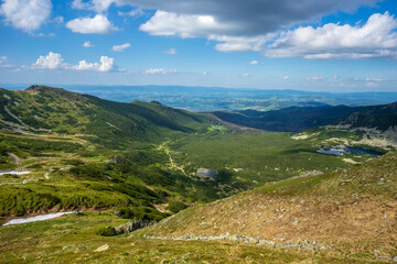 Naklejka premium Gąsienicowa Valley in June. Tatra Mountains.
