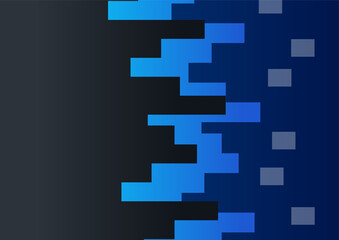 Abstract blue background with dynamic effect. Motion vector Illustration. Trendy gradients. Can be used for cover, business card, company profile, advertising, marketing, presentation