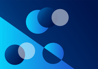 Abstract blue background with dynamic effect. Motion vector Illustration. Trendy gradients. Can be used for cover, business card, company profile, advertising, marketing, presentation