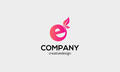 Logo Design Template letter Logo E Design