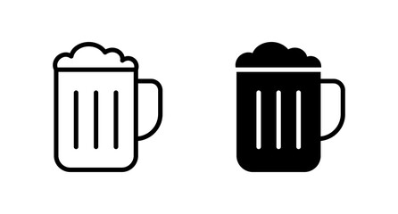 Beer icon vector for web, computer and mobile app