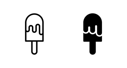 Ice cream icon vector for web, computer and mobile app