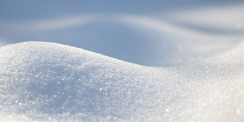 White curves snow background