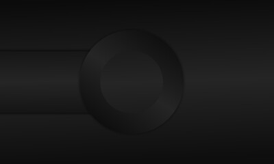 Black Circle Vector Symbol