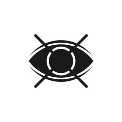 Blindness eye icon