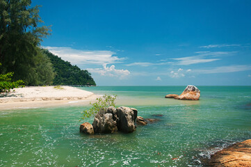 penang national park and straits of Malacca landscape