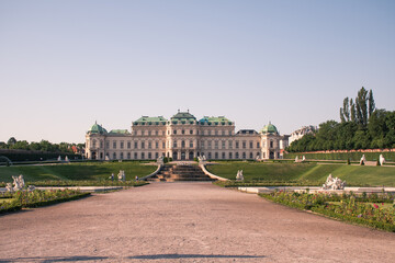 Obraz premium Schloss Belvedere, Wien