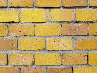 Brick Retro Wall Texture Background Surface.