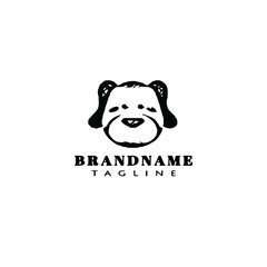 dog logo icon design vector vector illustration