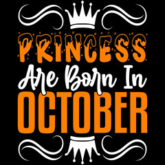 princess are born in October 