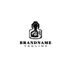 simple light bulb logo template icon vector illustration