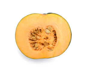 Corn squash on white background