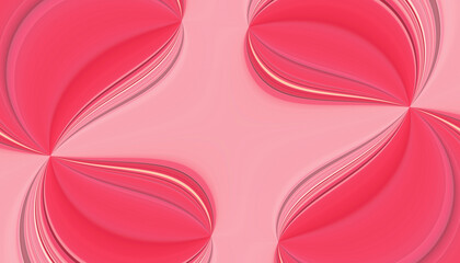 Light Pink Magenta Wave Design decorative Background with empty center for mockup textile banner
