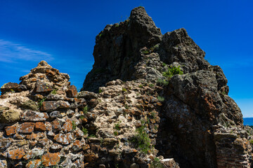 Azeula castle in summer