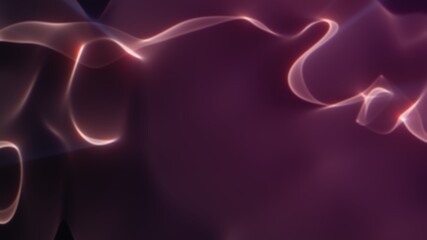 Abstract flowing smooth fractal neon waves background.