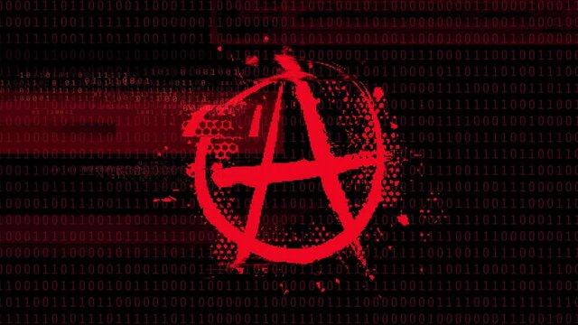 Digital anarchy - glitch background