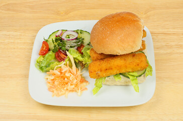 Fish finger lunch