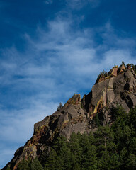 Fototapeta na wymiar epic view of mountain during the summer in colorado