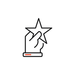 Star Related icons symbol vector elements for infographic web