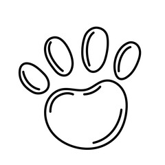 pawprint line style