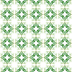 Tropical seamless pattern. Green gorgeous boho