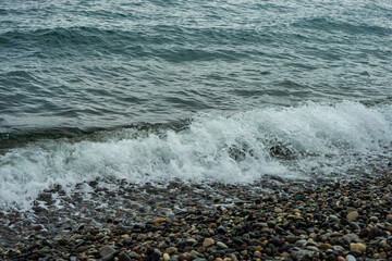 Black sea in Adjara region of Georgia